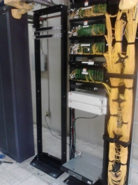 Rack de 19 y aterrizaje.